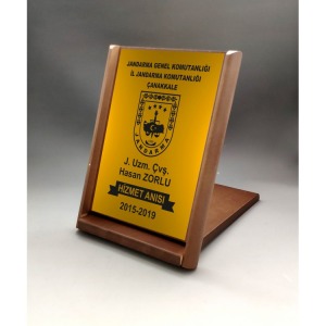 15x20 Kapaklı Ahşap Plaket